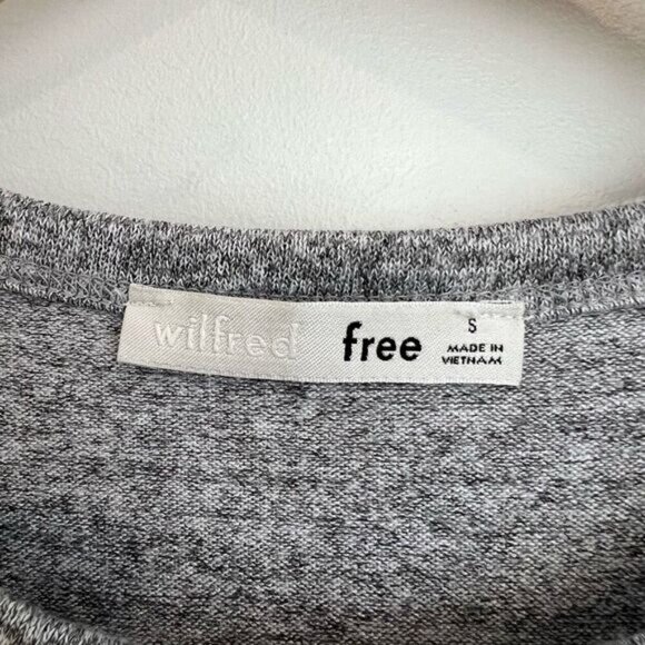Wilfred Free Aritzia Little Gray Tee Women’s Size Small Short Sleeve Top Summer - Picture 4 of 11